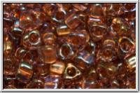 TR-05-1838, MIYUKI Triangles, 05/0, lt. rose, trans., met. copper-ld., 10g