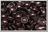 Piggy Beads, 4x8mm, black, op., vega luster, 25 Stk.