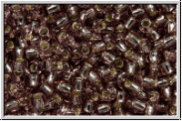 R-11-0026, TOHO Rocailles, 11/0, amethyst, lt., trans., silver-ld., 10g
