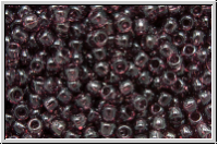 R-11-0115, TOHO Rocailles, 11/0, amethyst, dk., trans., luster, 10g