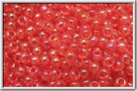 R-11-0165, TOHO Rocailles, 11/0, siam, lt,, trans., AB, 10g