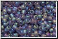 R-11-0166df, TOHO Rocailles, 11/0, sugar plum, trans., matte, AB, 10g