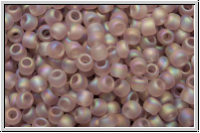 R-11-0166f, TOHO Rocailles, 11/0, amethyst, lt., trans., matte, AB, 10g