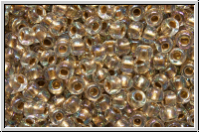 R-11-0994, TOHO, Rocailles, 11/0, crystal, trans., gold-ld., AB, 10g