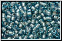 R-11-0277, TOHO Rocailles, 11/0, aqua, trans., lavender-ld., 10g