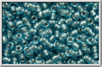 R-11-0285, TOHO Rocailles, 11/0, aqua, trans., tin-ld., 10g
