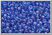 R-11-0361, TOHO Rocailles, 11/0, aqua, dk., trans., violet-ld., 10g