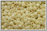 R-11-0409, TOHO Rocailles, 11/0, beige, lt., op., AB, 10g
