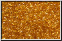 R-11-0622, TOHO Rocailles, 11/0, topaz, lt., trans., 10g
