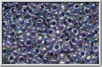 R-11-0774, TOHO Rocailles, 11/0, crystal, trans., grape-ld., AB, 10g
