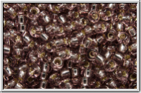 RR-11-0012, MIYUKI Rocailles, 11/0, amethyst, lt., trans., silver-ld., 10g