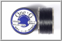 TOHO OneG Beading-Thread Fdelgarn, black, 1 Spule