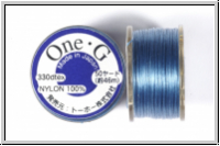 TOHO OneG Beading-Thread Fdelgarn, blue, 1 Spule