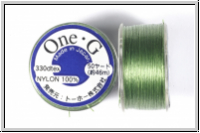 TOHO OneG Beading-Thread Fdelgarn, green, 1 Spule