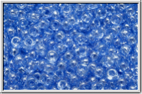R-11-0107, TOHO Rocailles, 11/0, sapphire, lt., trans., luster, 10g