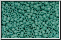 DB0375, MIYUKI Delica, 11/0, turquoise, met., matte, 5g