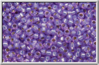 RR-15-0574, MIYUKI Rocailles, 15/0, lavender (dyed), opal, silver-ld., 5g
