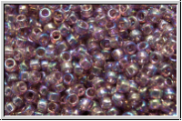 R-15-0166b, TOHO Rocailles, 15/0, amethyst, trans., AB, 5g