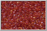 R-15-0241, TOHO Rocailles, 15/0, topaz, lt., trans., mauve-ld., AB, 5g