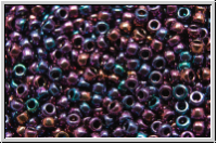 R-15-0504, TOHO Rocailles, 15/0, violet, higer met., iris., 5g