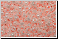 RR-11-0427, MIYUKI Rocailles, 11/0, pink, lt., op., luster, 10g