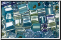 SB-03-Mix-08, MIYUKI Squares, 3mm, Mix 
