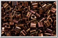 TG-11-0224, TOHO Triangles, 11/0, bronze, burnished, met., 10g
