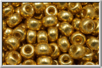 RR-06-4202, MIYUKI Rocailles, 06/0, gold, galv., duracoat, 10g