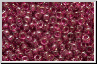 R-11-0356, TOHO Rocailles, 11/0, amethyst, lt., trans., fuchsia-ld., 10g