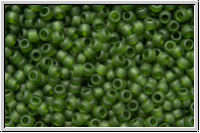 R-15-0940f, TOHO Rocailles, 15/0, olivine, trans., matte, 5g