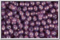 bhm. Glasperle, rund, 4mm, amethyst, opal, 50 Stk.