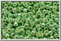 R-11-0560PF, TOHO Rocailles, 11/0, peridot, galv., met., perm.-finish, 10g