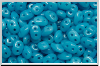 SD-63030-00000, SuperDuo Beads, aqua, op., 10g