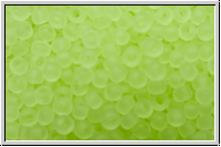 R-11-0015f, TOHO Rocailles, 11/0, citrus spritz, trans., matte, 10g