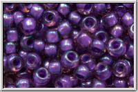 R-08-0928, TOHO Rocailles, 08/0, amethyst, trans., purple-ld., AB, 10g