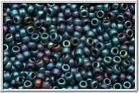 RR-15-2009, MIYUKI Rocailles, 15/0, blue, met., iris., matte, 5g
