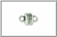 Magnetverschluss, Linse, 9x6mm, antiksilberfb., Metall, 1 Stk.