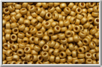 RR-15-4202f, MIYUKI Rocailles, 15/0, gold, galv., met., duracoat, matte, 5g