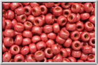 RR-08-4211f, MIYUKI Rocailles, 08/0, cranberry, lt., met., galv., matte, duracoated, 5g