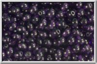 bhm. Glasperle, rund, 4mm, purple velvet, trans., 50 Stk.