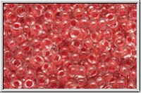 R-11-0355, TOHO Rocailles, 11/0, crystal, trans., siam-ld., 10 g