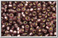 RR-11-0013f, MIYUKI Rocailles, 11/0, amethyst, trans., silver-ld., matte, 10g