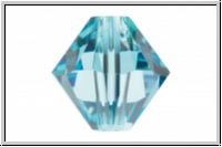 Swarovski Bicone 5328, 4mm, 202 - aquamarine, 25 Stk.