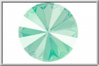 Swarovski Rivoli 1122, 12mm, 001L115S - crystal, mint green, backed, 1 Stk.