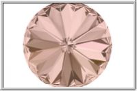 Swarovski Rivoli 1122, 12mm, 319 - vintage rose, foiled, 1 Stk.